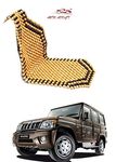 AUTOADDICT Auto Addict Car Seat Wooden Bead Seat Covers for Mahindra Bolero