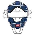 Rawlings Adult Hollow Wire Lightweight Umpire Mask (Navy)