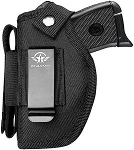 IWB/OWB Gun Holsters for Small Pistols: Ruger LCP 380, LCP MAX, LCP II- Sig Sauer P365 P238- Walther PPK 380, CCP- S&W Bodyguard 380- Beretta Pico- Kahr P380- Micro-Compact Sub-Compact With Mag Holder