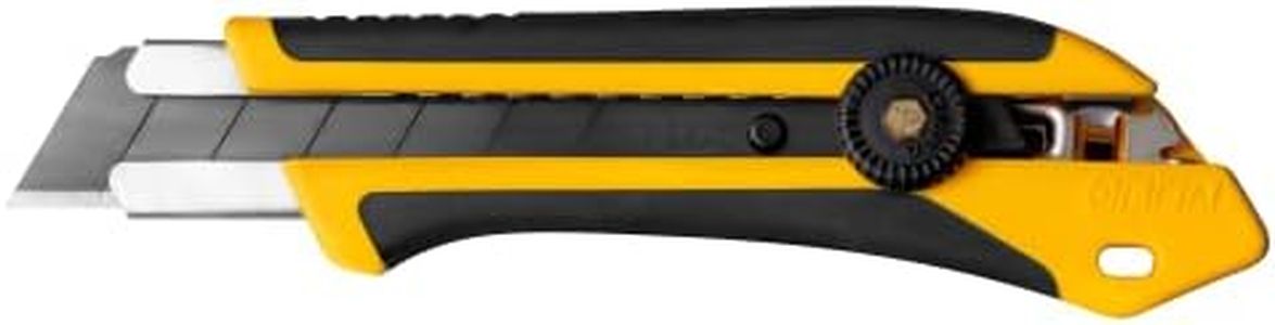 OLFA 25mm Extra Heavy-Duty Utility Knife (XH-1) - Multi-Purpose Custom Cutting Depth Utility Knife w/Reinforced Fiberglass Handle & Snap-Off Blade, Replacement Blades: Any OLFA 25mm Blade