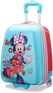 American Tourister Kids' Disney Hardside Upright Luggage, Minnie Mouse 2, Carry-On 16-Inch, Disney Hardside Upright Luggage