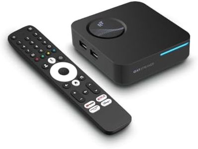 RockTek GX1 - Android TV Box | 4GB DDR4 RAM | 32GB Storage, HDMI 2.1, 4K, Wi-Fi 6, Bluetooth 5.2 | Streamer for TV | Certified Google TV | UK Warranty