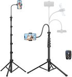 Phone Tripod Stand, 85" Tall Cellph