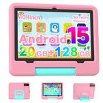 IWEGGO Android 15 Kids Tablet with EVA Case, 10 Inch Tablet for Kids, 20GB RAM+128GB ROM/MAX 2TB, 1280 * 800 IPS HD Eye-Care Touchscreen, 2.0GHz Quad Core Toddler Tablets, 5G WiFi6, Widevine
