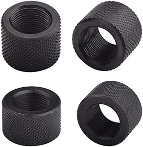 Jingzan 4 Pack 1/2 x 28 & 5/8 x 24 Thread Protector Steel for .22LR .223 5.56 & .308 LR308