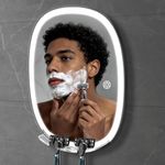 JYDARE Shower Mirror Fogless for Shaving with Razor Holders