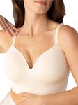 SHAPERMINT Seamless Wireless Bras for Women Full Support - Comfortable Bralette with Lift - No Underwire Soutien Gorge Femme - Plus Size Push Up Bra
