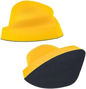 Dura-Gold Pro Series Mouse Sandpaper Shaped Hand Sanding Block Pad for Hook & Loop Mouse Size Sander Discs, 2 Pack - Sander pad for Automotive Car Paint Prep, Corner Sand Wood Woodworking Furniture