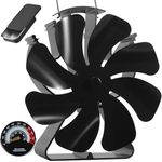 VODA Wood Stove Fan Heat Powered Fi