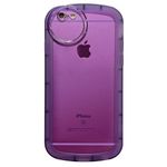 Callyue Color Silicone Case for iPhone 6 Plus, iPhone 6S Plus, 5.5 Inch, Full-Body Protective Case, Anti-Scratch Clear Back, Purple