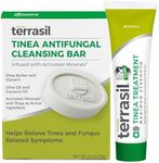Terrasil Tinea Versicolor Treatment Cream + Tinea Soap Kit, 2-Product Kit Made in The USA, Clinically Proven 1% Clotrimazole Treats Most Tinea Infections (.5 oz Tube + 75gm Soap)