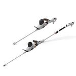 VonHaus Pole Hedge Trimmer 2 in 1 Extendable Telescopic Hedge Cutter 600W – Corded Electric, 45cm Cutting Length, Shoulder Strap, 10m Cable, Adjustable Head, 2 Stage Safety Trigger, 5kg Weight
