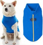 Gooby Zip Up Fleece Dog Sweater - B