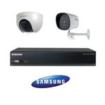 CCTV Sytem DIY Ethernet Cable Installation Samsung Surveillance Camera System - 4 Channel Full D1 DVR - SDE-3003P - SEB-1005R - SED-1001R