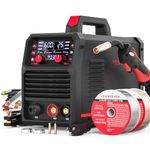 YESWELDER MIG-140DS PRO MIG Welder, 140Amp 110/220V Dual Voltage, 4 in 1 Gas MIG/Flux Core MIG/Lift TIG/Stick Multiprocess MIG Welding Machine