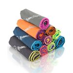 NirvanaShape Microfibre Towel | 14 Colours | 8 Sizes | Quick-Drying, Light, Absorbent | Travel Towel/Beach Towel | Ideal for Fitness, Outdoors, Beach, Camping, Yoga, Saunas