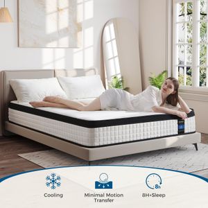 Inofia Double Memory Foam Mattress – Supportive & Breathable Bed