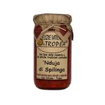 Nduja of Spilinga - Spicy Spreadable Italian Sausage - Italian Artesian Food - Gourmet Delicatessen- 100% Made Italy - Typical Calabrian Product - Delizie Vaticane Di Tropea. 180gr (nduja)