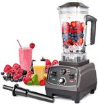 Blender Professional Countertop Blender, 2200W High Speed Smoothie Blender for Shakes and Smoothies, commercial blender with Timer, 68OZ BPA-Free Tritan Jar, Smoothie Maker BATEERUN 8 Blades