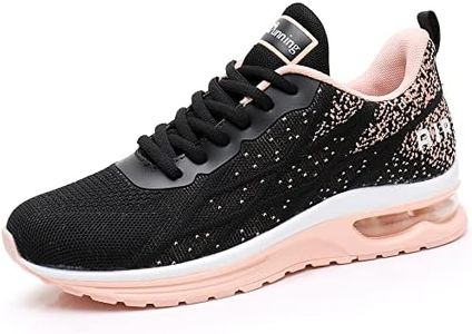 JARLIF Air Tennis Running Shoes for Women Fashion Sneakers Athletic Walking Fitness Cross Training Shoes(Size7, Orange)