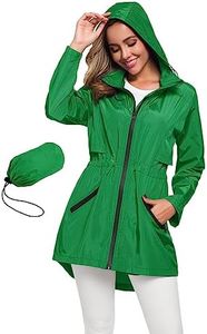 Avoogue Rain Jacket Womens Waterproof With Hood Womens Rain Coat Lightweight