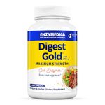 ENZYMEDICA - Digest Gold (240 Capsules) | Digestive Enzyme Supplement | Digestive Enzyme Blend with ATPro for Maximum Support, Nutrient Supplement, Gut Health Supplement, Vegan, Dairy Free