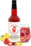 Top Hat Strawberry Ginger Lemonade Concentrate & Batching Mix – 32oz bottle