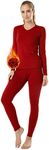 MANCYFIT Womens Thermal Underwear L