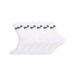 Fila Men's FILA/AM/TNX6 Sport Socks, White, 43/46 (Pack of 6)