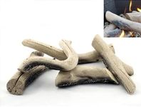 Driftwood Gas Fire Log Set – 5 Highly Detailed Driftwood Logs For Gas Fires, Electric Fires And Fire Pits – Firebrand Direct
