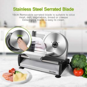 OSTBA Electric Deli Slicer – 19cm Stainless Steel Blade