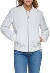 Levi's Women's Diamond Quilted Bomber Jacket, White, Small