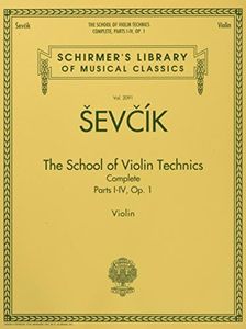 Schirmer Library Sevcik The School Of Violin Technics Complete Op 1 Bk