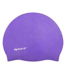 Sporti Kids' Silicone Swim Cap - Purple