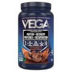 Vega Sport Protein Vegan Protein Powder, Chocolate (19 Servings) BCAAs, Amino Acid, Keto Friendly, Tart Cherry, Gluten Free, Non GMO Pea Protein for Women and Men 837g (Packaging May Vary)