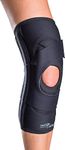 DonJoy Lateral J Patella Knee Support Brace without Hinge: Drytex, Left Leg, X-Large