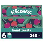 Kleenex Hand Towels, Single-use Disposable Paper Towels, 6 Boxes, 60 Towels Per Box (360 Towels Total)