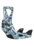 Burton Women's Step On Re:Flex Snowboard Bindings, Blue Butterflies, L