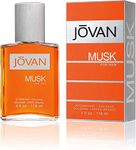 Jovan Aftershave, Musk for Men - Notes of Neroli, Amber, and Musk