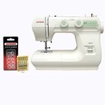 Janome 2212 12 Stitch FullSize Freearm Sewing Machine, 860SPM & FREE BONUS PACKAGE by Janome