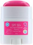 Bılge Ozturk Sun Cream Stick SPF 50, Formulated to Brighten Skin, Eliminate Acne & Blemishes, Moisturizing, Vegan, Long Lasting Sunscreen, Easy Use, Ideal for Surfer, All Skin Types, 5 floz Pink