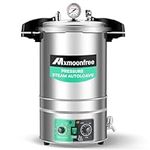 Mxmoonfree 19 Quart Timed Autoclave, Steam-pressurized Autoclave, 15psi at 121℃, Laboratory Grade 110V