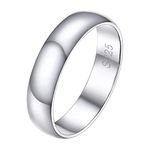 Wedding Band Thumb Rings Size 11 Mens Silver Ring Boyfriend Gifts