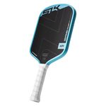 SLK by Selkirk ERA Power Pickleball Paddle | Raw Carbon + Fiberglass Face for Power & Spin | Engineered with Dynamic Fusion Core | Designed for Aggressive Players | Elongated Cyan