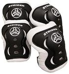 Strider Knee and Elbow Pad Set for Safe Riding, Black