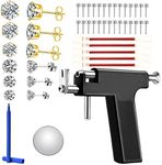 Ear Piercing Gun Kit Tools Set with iodophor swab,Stainless Steel Body Ear Piercing Tool,Ear Nose Navel Piercing Machines with Ear Studs,Safety Pierce Beauty Tool Kit, Salon Home Pearcings set