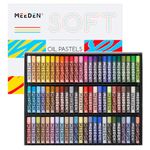MEEDEN Soft Oil Pastels Set: 72 Vibrant Colors Oil Pastels for Artists Beginners Adults - Smooth Oil Pastels Crayons for Art Supplues, Painting, Drawing, Blending, Layering, Shading