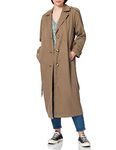 ONLY Women's ONLLINE X-LONG TRENCHCOAT CC OTW, Walnut, L