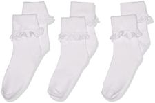 Jefferies Socks Girl's Eyelet Lace 