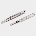 Drawer Slides Telescopic Ebco Brand ( 20 inches/ 500mm) Black full extension 35 Kg weight Capacity ( one set for one drawer)